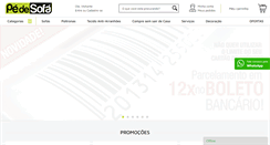 Desktop Screenshot of pedesofa.com.br